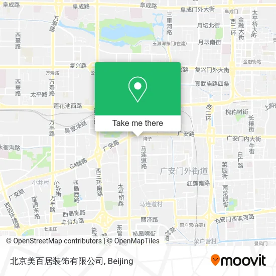 北京美百居装饰有限公司 map