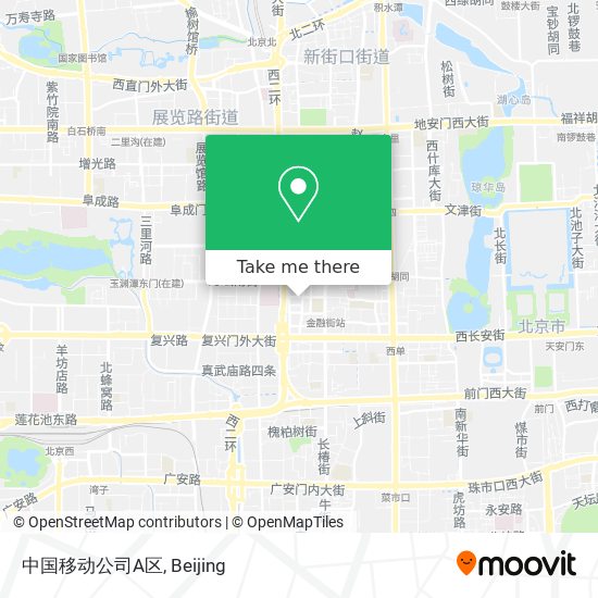 中国移动公司A区 map