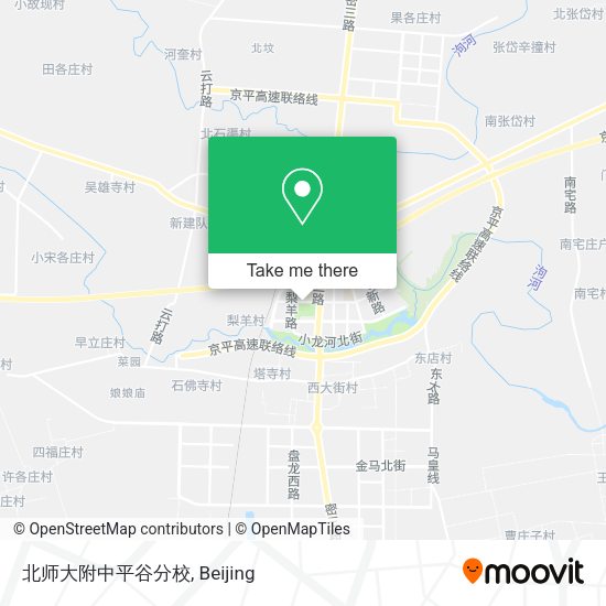 北师大附中平谷分校 map