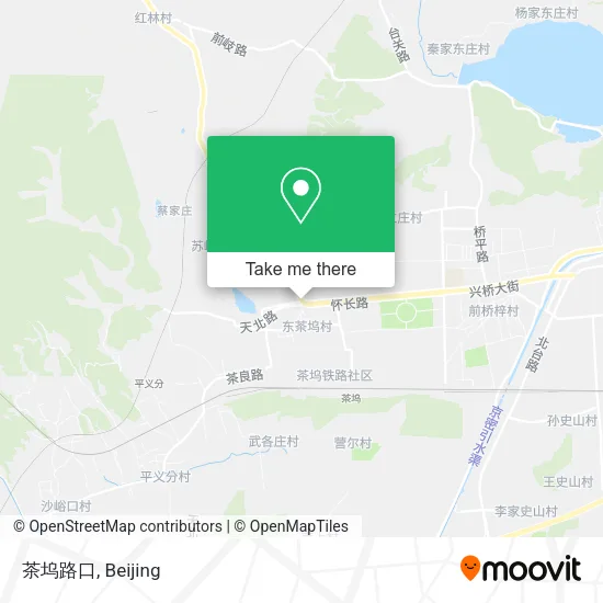 茶坞路口 map