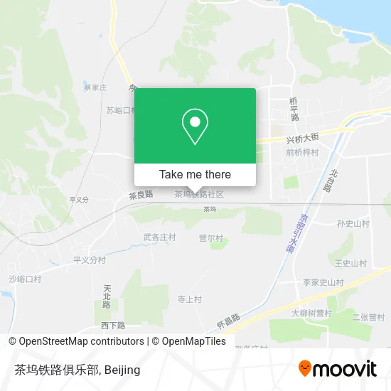 茶坞铁路俱乐部 map