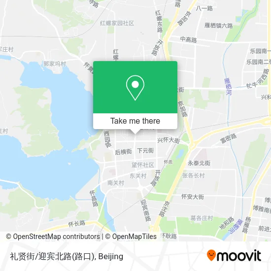 礼贤街/迎宾北路(路口) map