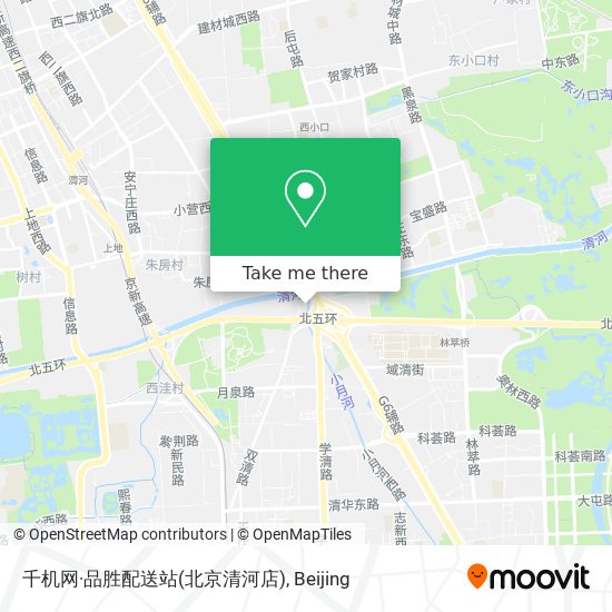 千机网·品胜配送站(北京清河店) map