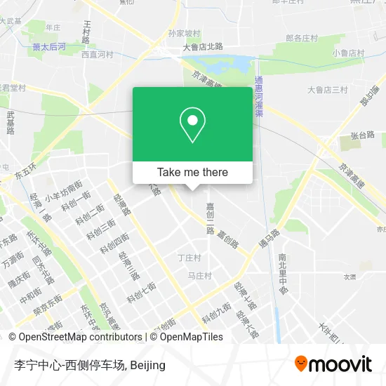 李宁中心-西侧停车场 map