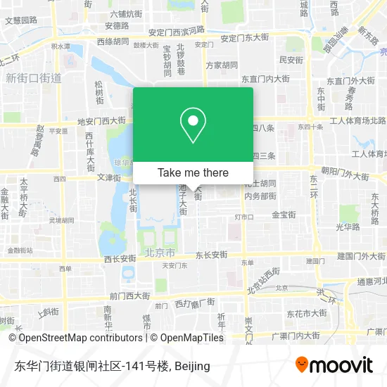 东华门街道银闸社区-141号楼 map