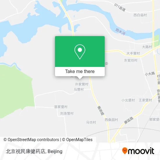 北京祝民康健药店 map