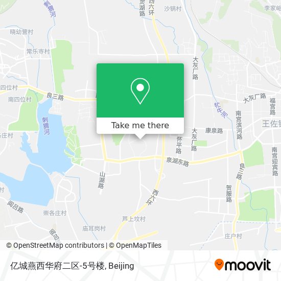 亿城燕西华府二区-5号楼 map