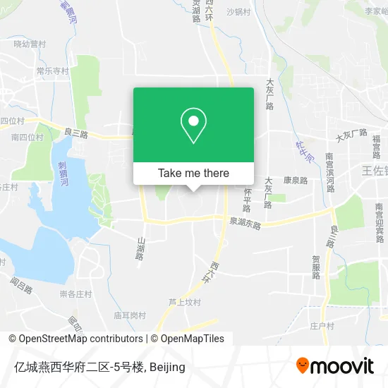 亿城燕西华府二区-5号楼 map