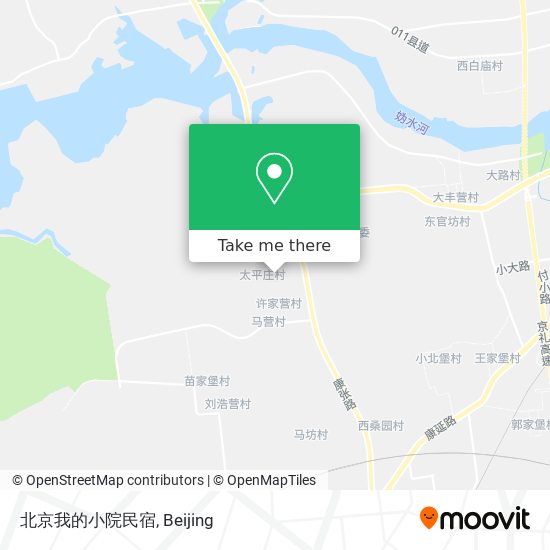 北京我的小院民宿 map