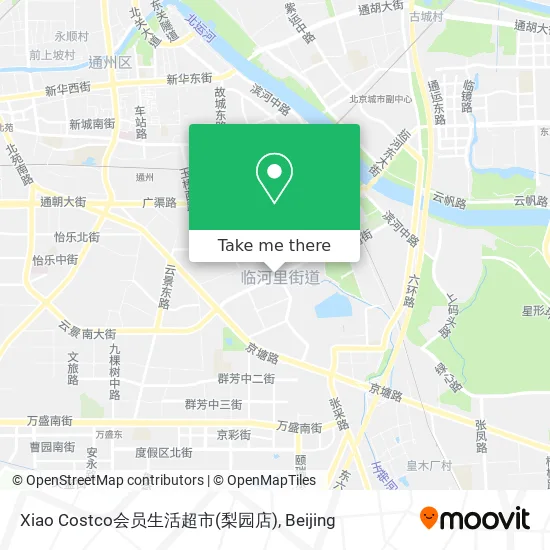 Xiao Costco会员生活超市(梨园店) map