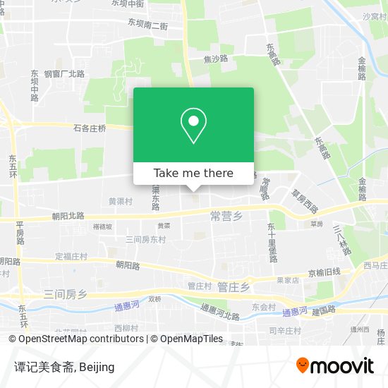 谭记美食斋 map