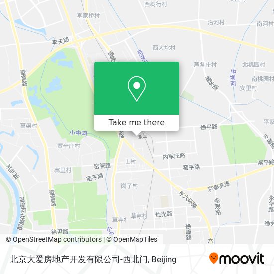 北京大爱房地产开发有限公司-西北门 map