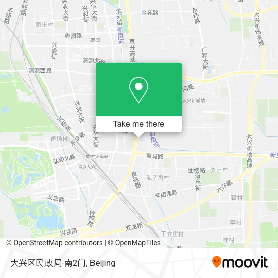 大兴区民政局-南2门 map