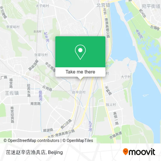茁迷赵辛店渔具店 map