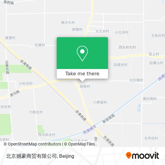 北京撼豪商贸有限公司 map