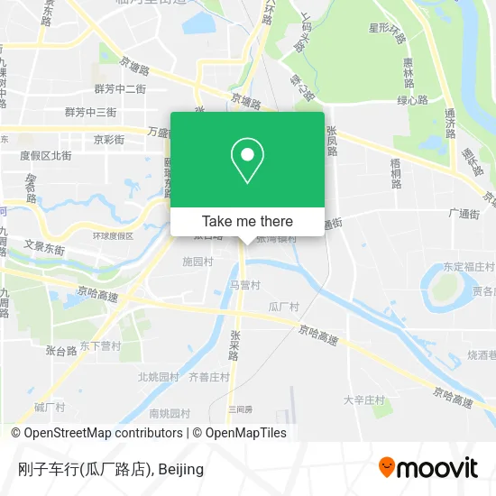 刚子车行(瓜厂路店) map