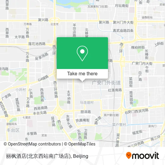 丽枫酒店(北京西站南广场店) map