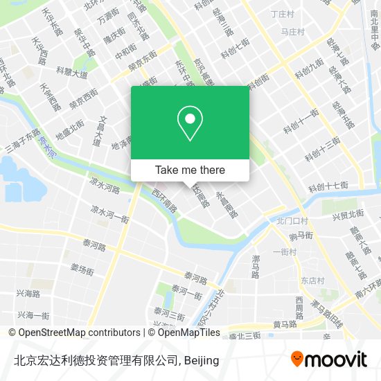 北京宏达利德投资管理有限公司 map