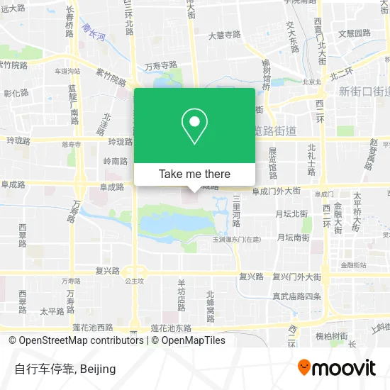 自行车停靠 map