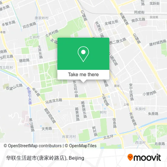 华联生活超市(唐家岭路店) map