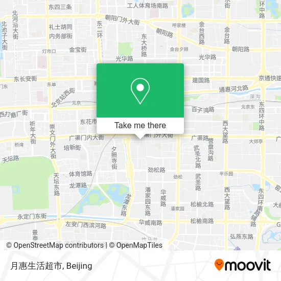 月惠生活超市 map