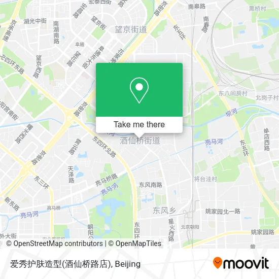爱秀护肤造型(酒仙桥路店) map