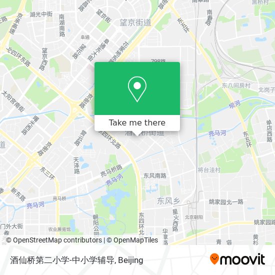 酒仙桥第二小学-中小学辅导 map