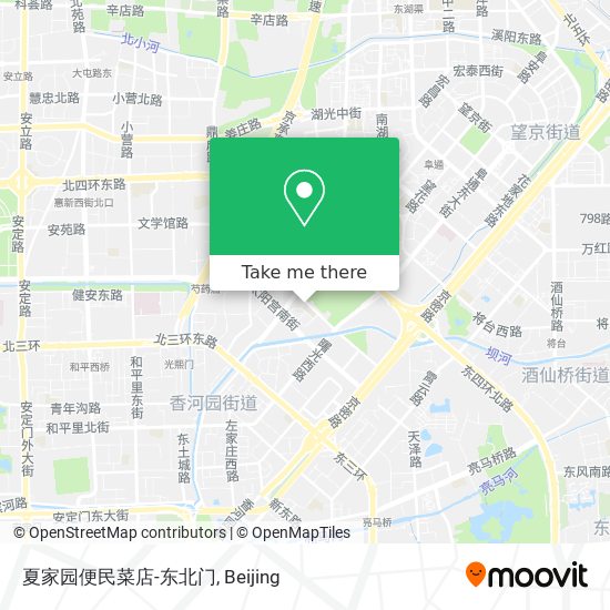 夏家园便民菜店-东北门 map