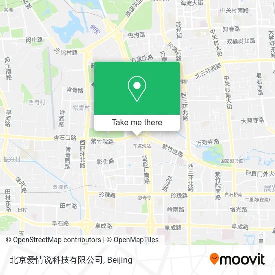 北京爱情说科技有限公司 map