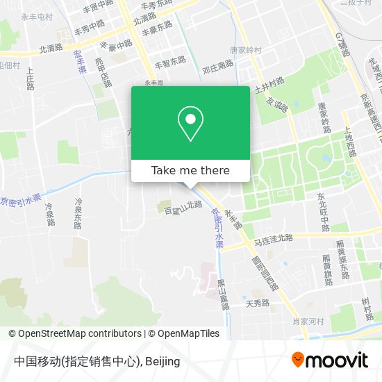 中国移动(指定销售中心) map