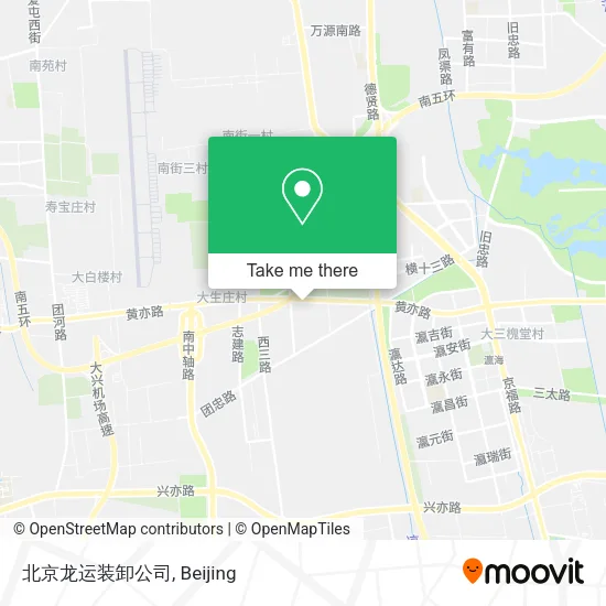 北京龙运装卸公司 map