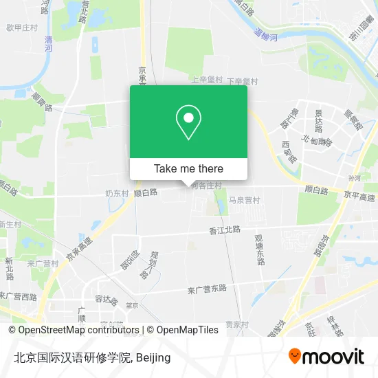 北京国际汉语研修学院 map