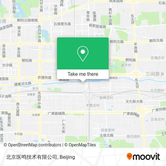 北京医鸣技术有限公司 map