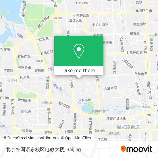 北京外国语东校区电教大楼 map