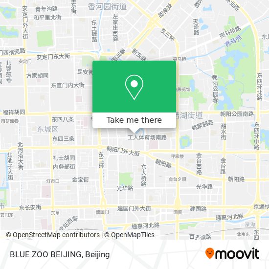 BLUE ZOO BEIJING map