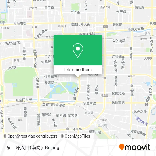 东二环入口(南向) map