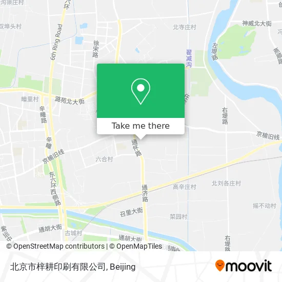 北京市梓耕印刷有限公司 map