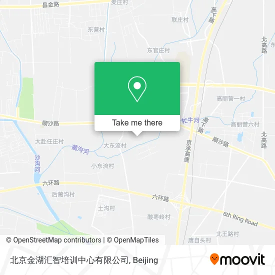 北京金湖汇智培训中心有限公司 map