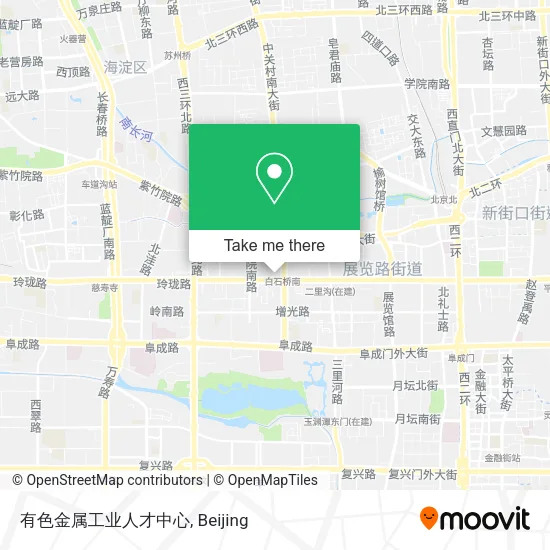 有色金属工业人才中心 map