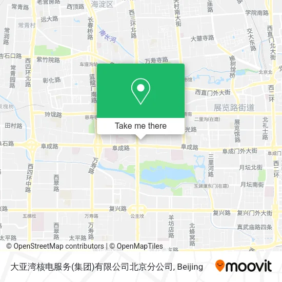 大亚湾核电服务(集团)有限公司北京分公司 map