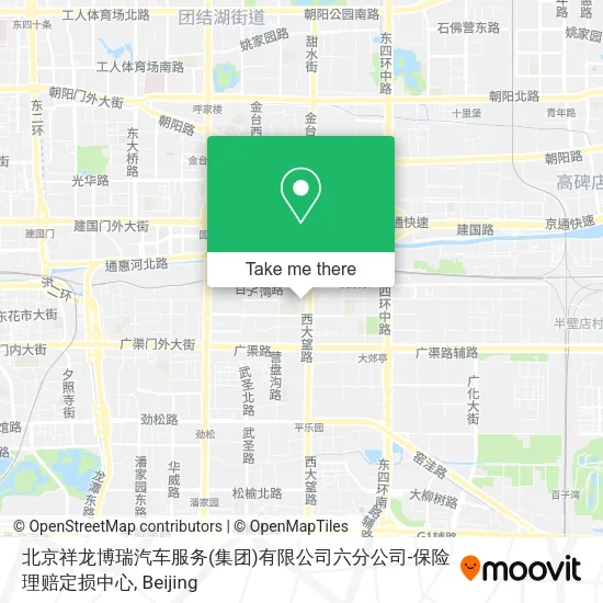 北京祥龙博瑞汽车服务(集团)有限公司六分公司-保险理赔定损中心 map