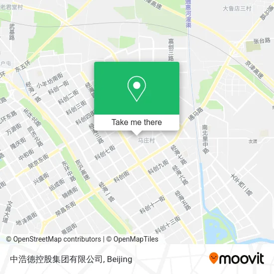 中浩德控股集团有限公司 map