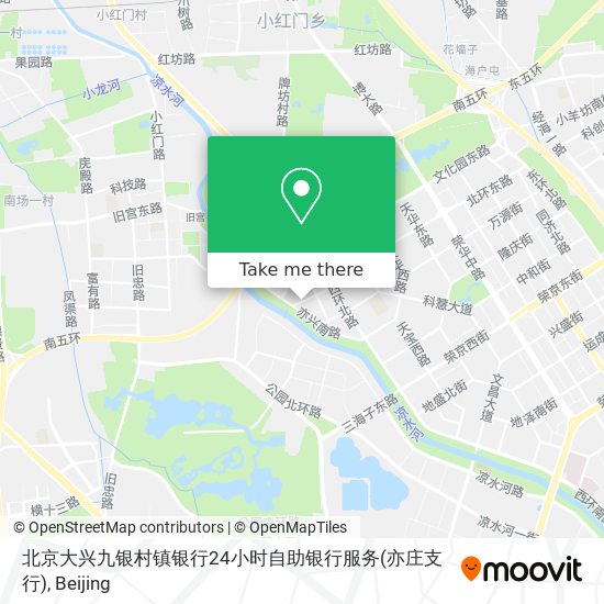 北京大兴九银村镇银行24小时自助银行服务(亦庄支行) map