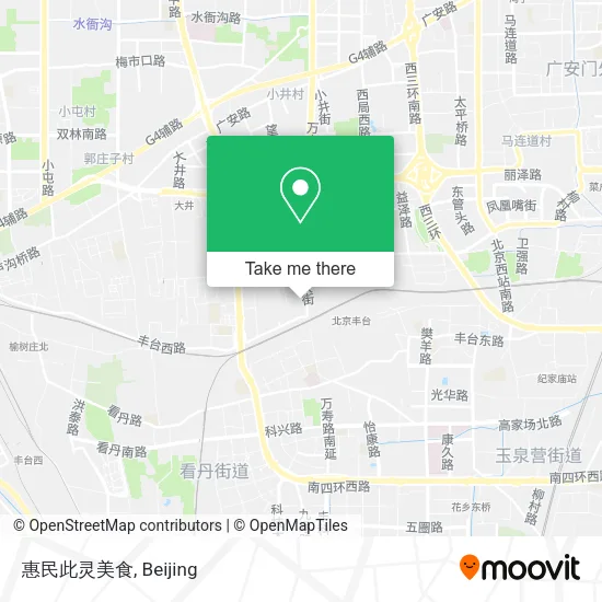 惠民此灵美食 map