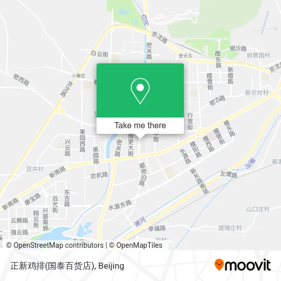 正新鸡排(国泰百货店) map