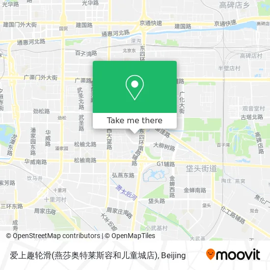 爱上趣轮滑(燕莎奥特莱斯容和儿童城店) map