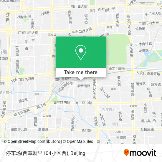 停车场(西革新里104小区西) map