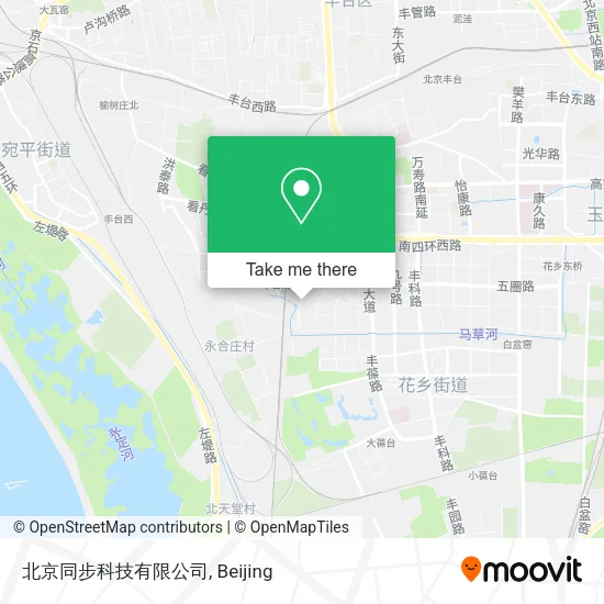 北京同步科技有限公司 map