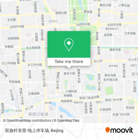 双旗杆东里-地上停车场 map