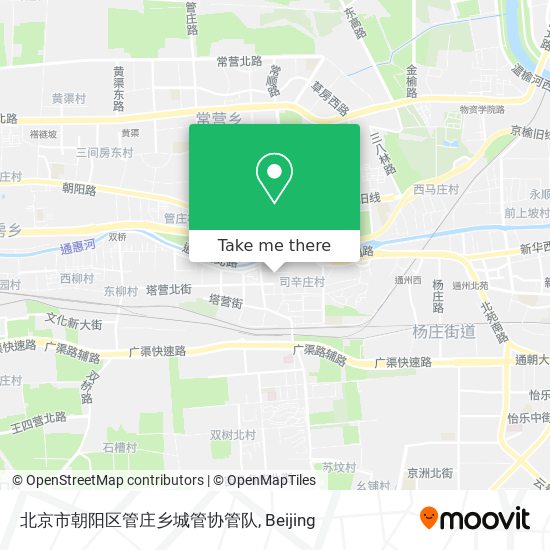 北京市朝阳区管庄乡城管协管队 map